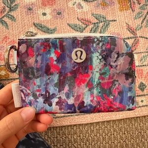 Lululemon Floral Print Coin Pouch